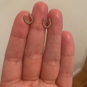 Anthropologie horseshoe studs